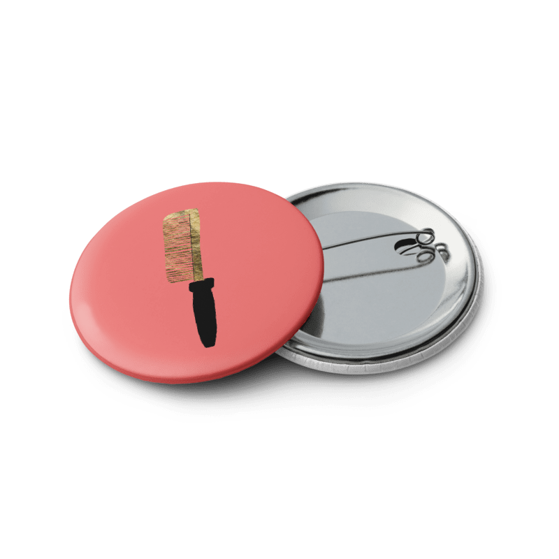 Hot Comb Button Pin